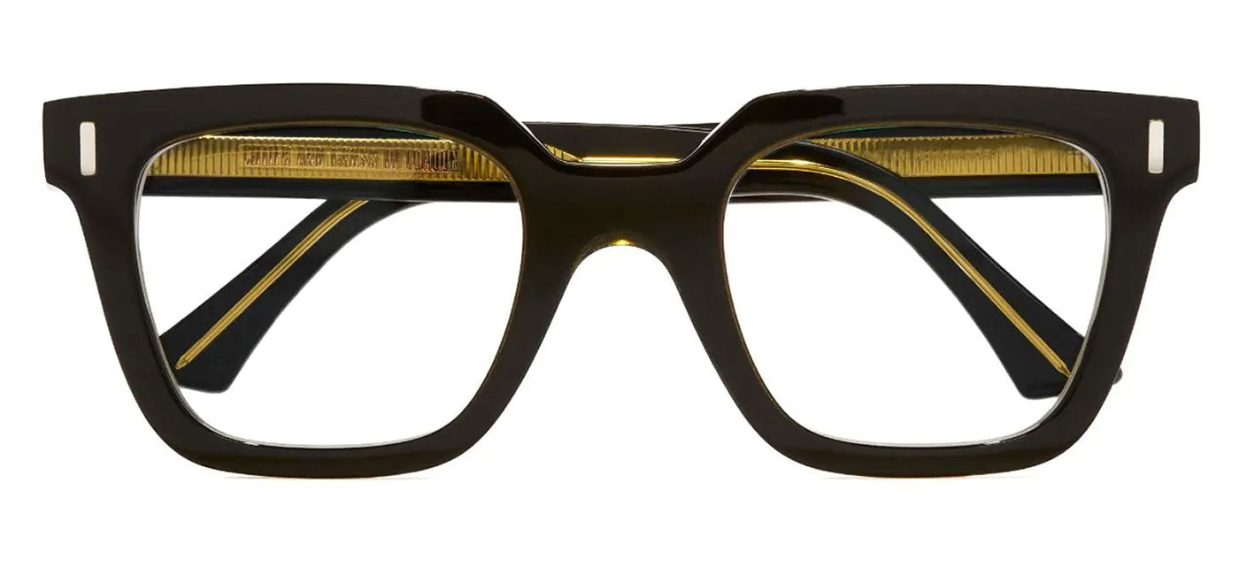 Cutler and Gross 1305 Glasses - Yellow on Black