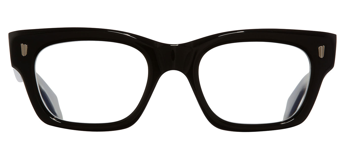 Cutler and Gross 1391 Glasses - Black on Blue