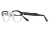 Cutler and Gross 1420 Glasses - Black On Crystal