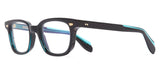 Cutler and Gross 9521 Glasses - Teal on Black