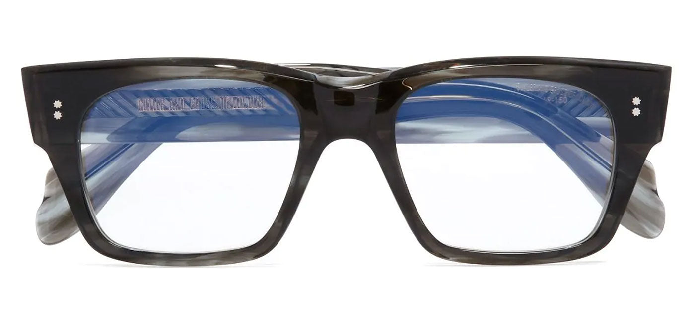 Cutler and Gross 9690 Glasses - Striped Green Crystal