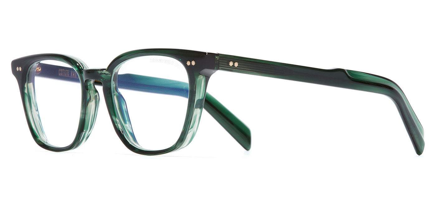 Cutler and Gross GR05 Glasses - Striped Dark Green