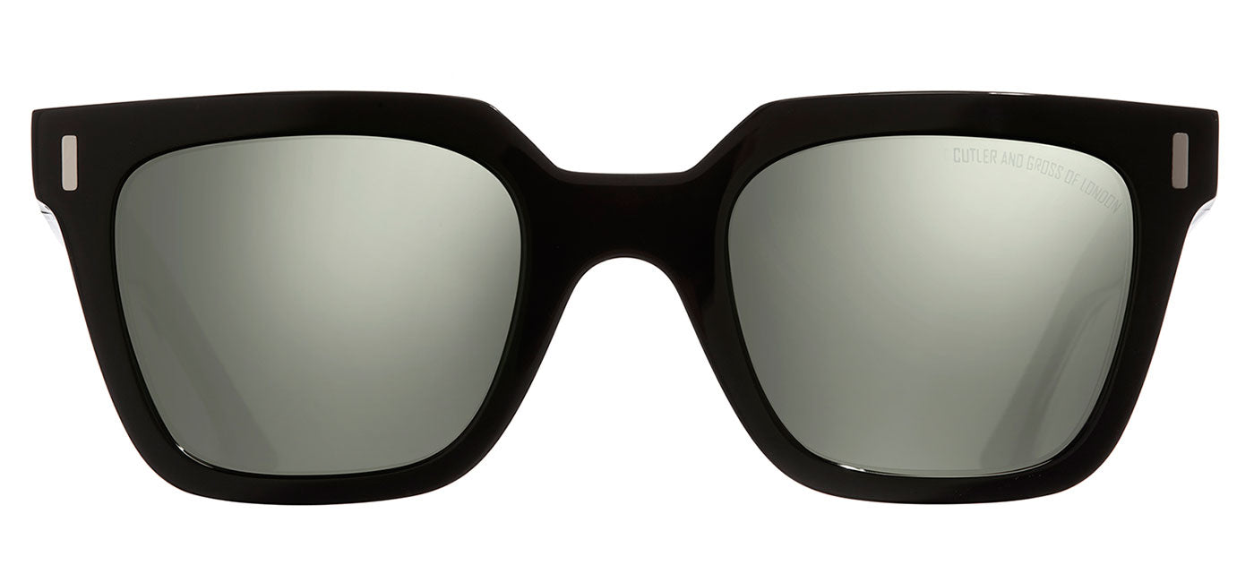 Cutler and Gross 1305 Sunglasses - Black / Silver Mirror
