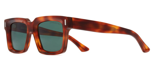 Cutler and Gross 1386 Sunglasses - Honey Havana / Green