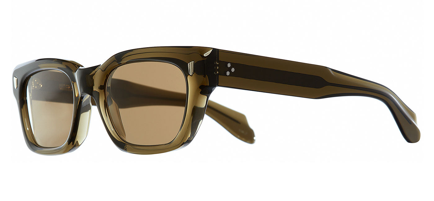 Cutler and Gross 1391 Sunglasses - Olive / Light Brown