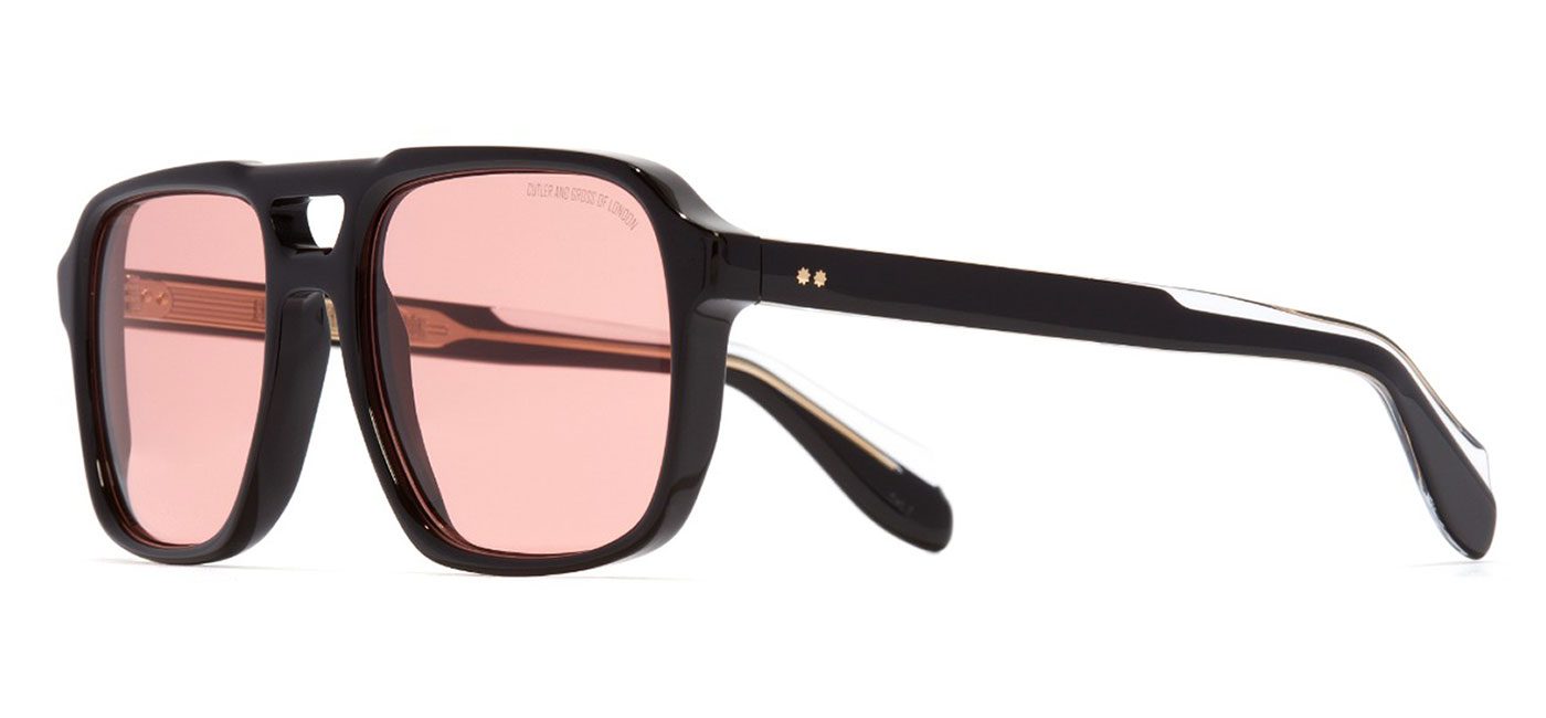 Cutler and Gross 1394 Sunglasses - Black / Pink