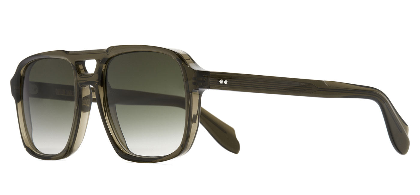 Cutler and Gross 1394 Sunglasses - Olive  / Green Gradient