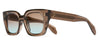 Cutler and Gross 1422 Sunglasses - Brown Crystal / Green