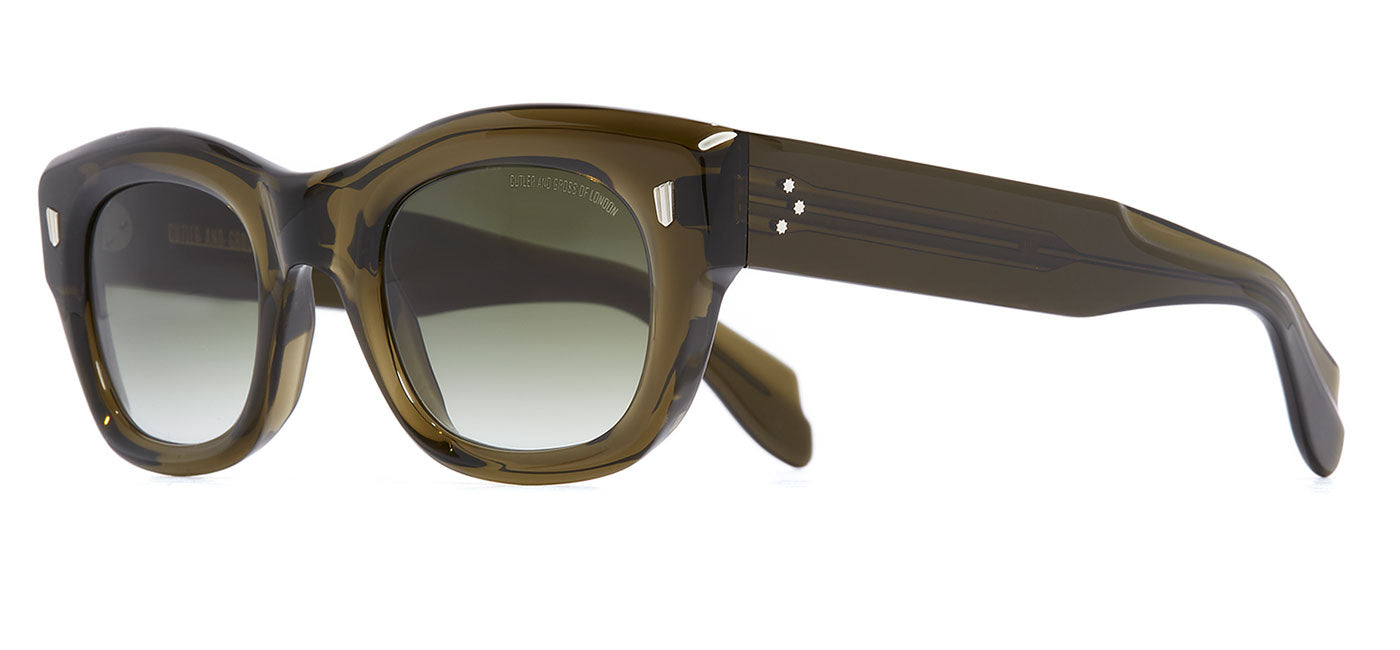 Cutler and Gross 9261 Sunglasses - Olive  / Green Gradient