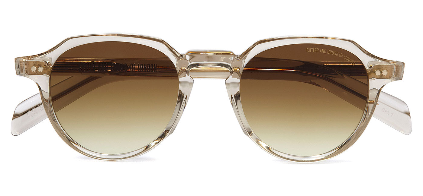Cutler and Gross GR06 Sunglasses - Sand Crystal / Brown Gradient