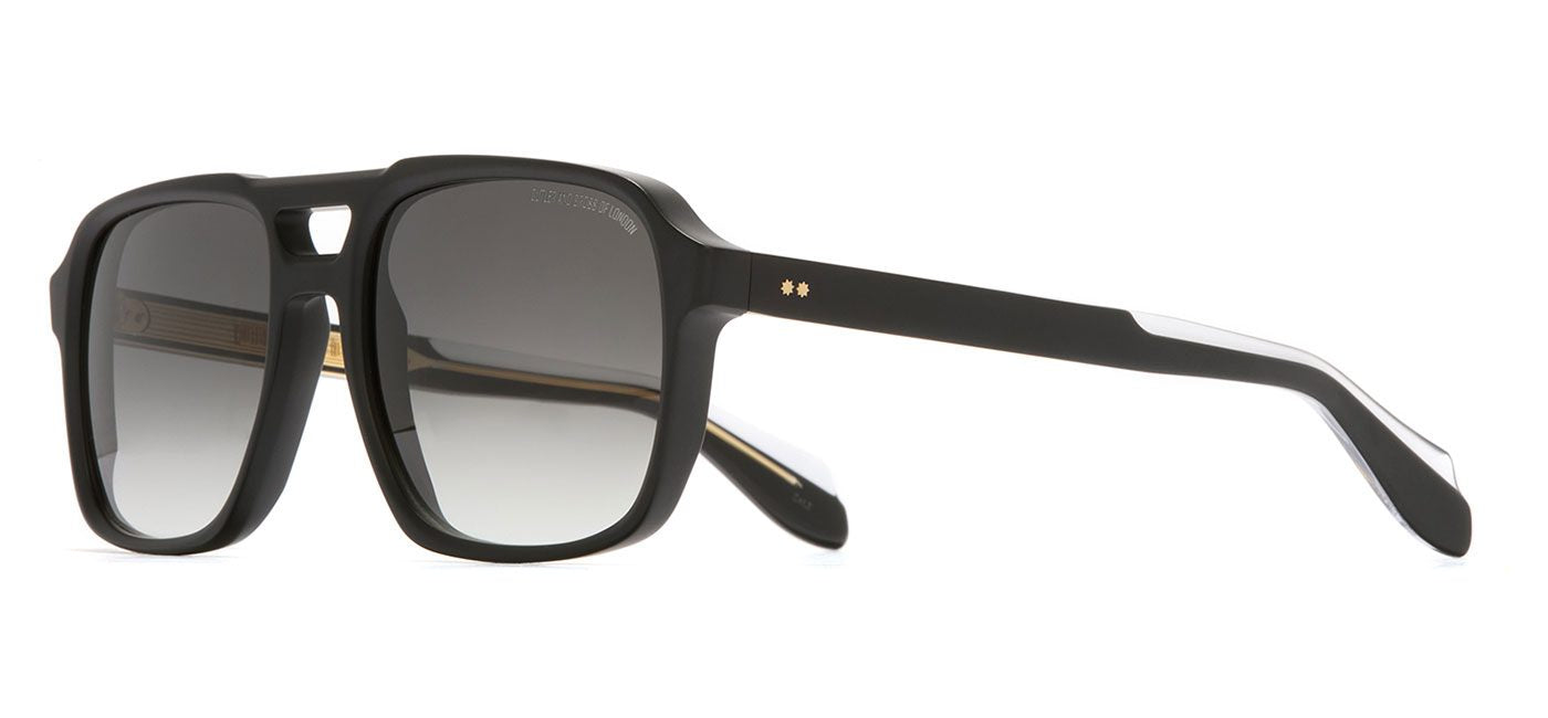 Cutler and Gross 1394 Sunglasses - Matte Black / Grey