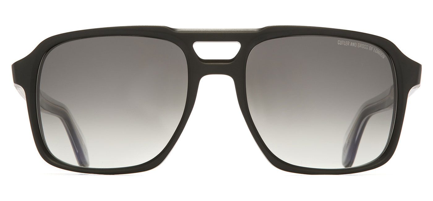 Cutler and Gross 1394 Sunglasses - Matte Black / Grey