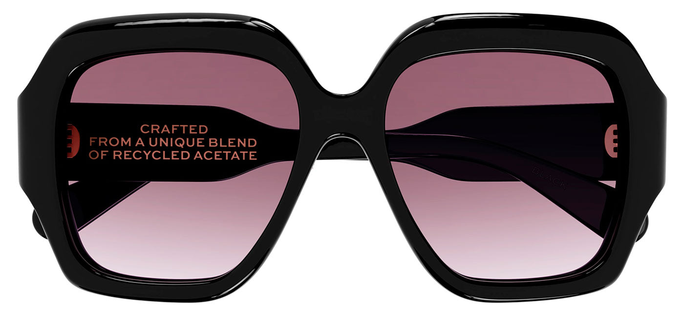Chloe CH0154S Sunglasses - Black / Rose Gradient