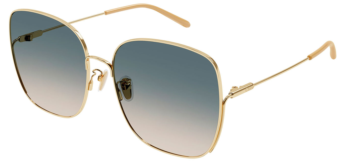 Chloe CH0170SA Sunglasses - Gold / Green Gradient