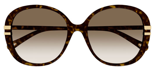 Chloe CH0207SK Sunglasses - Havana / Brown Gradient