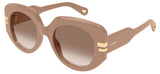 Chloe CH0257S Sunglasses - Nude / Brown