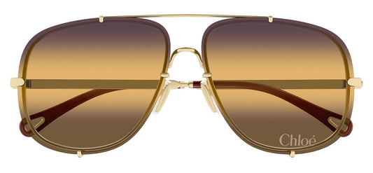 Chloe CH0348S Sunglasses - Gold / Yellow Gradient