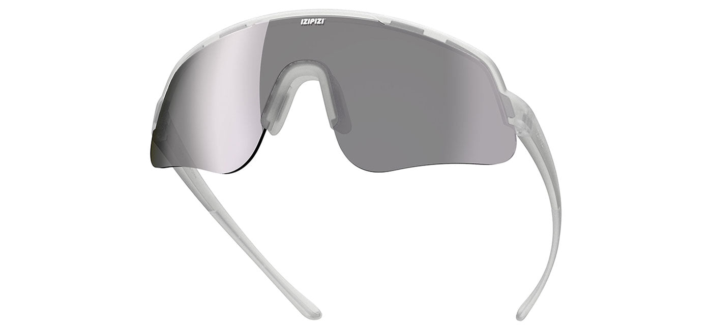 IZIPIZI Flash Sunglasses - Crystal / Silver Mirror Photochromic