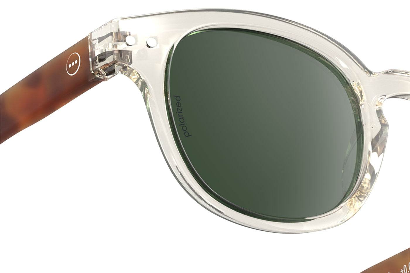 IZIPIZI #C Sunglasses - Sandstorm / Green Polarised