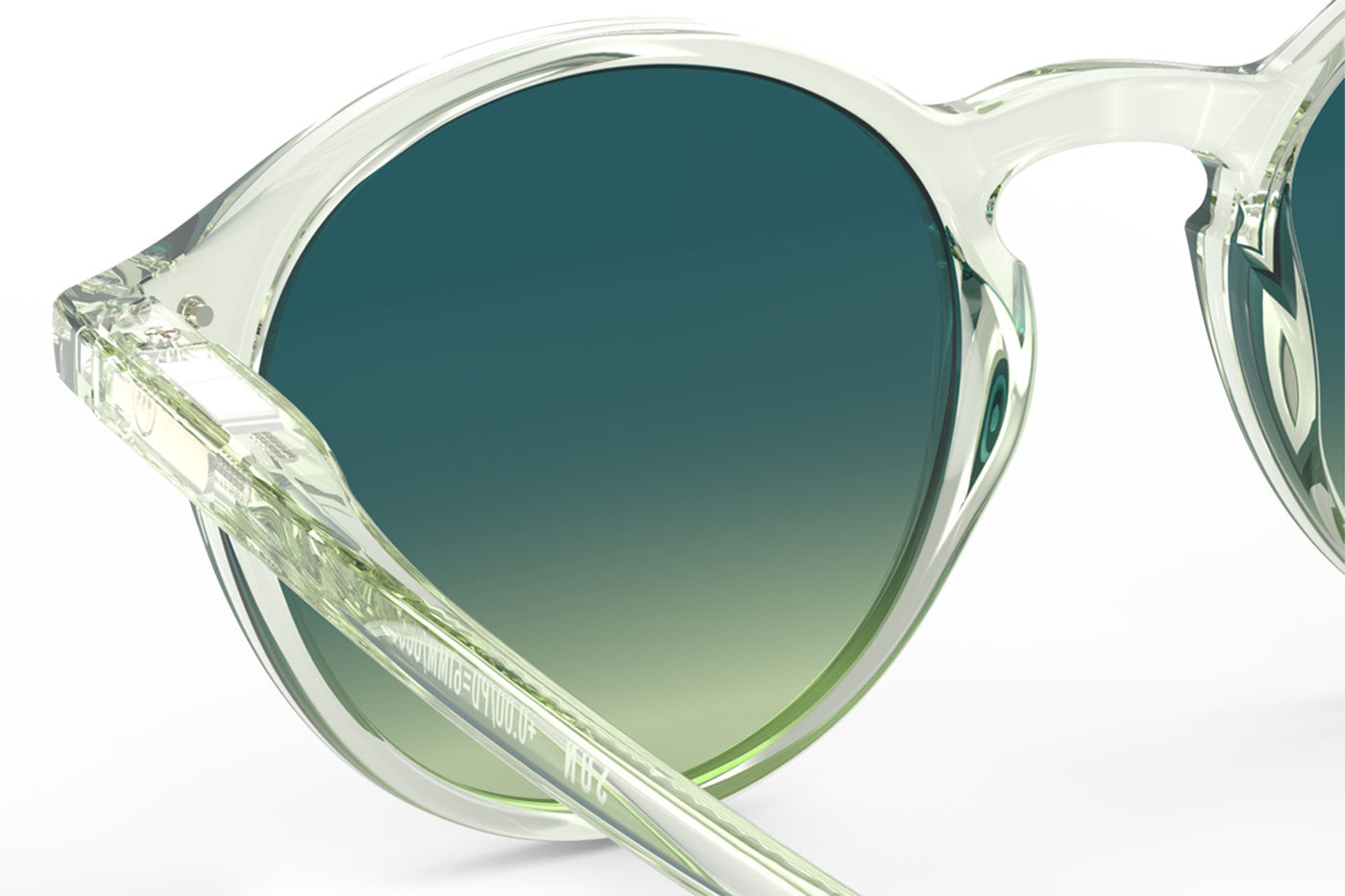 IZIPIZI #D Sunglasses - Crossroads Green Fields / Green Polarised