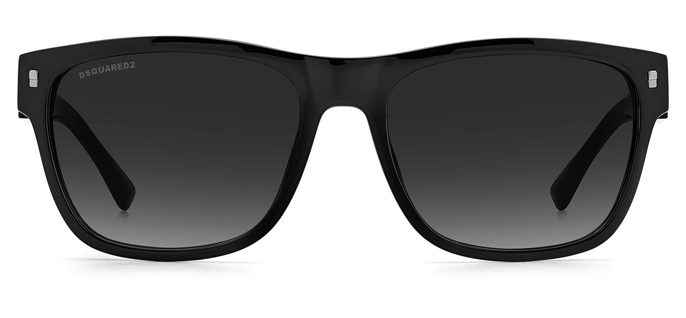 DSQUARED2 0004/S Sunglasses - Black / Dark Grey Gradient