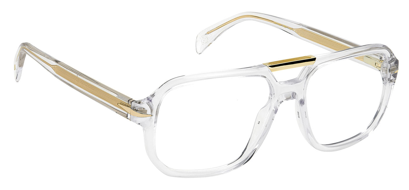 David Beckham DB7108 Glasses - Crystal Gold