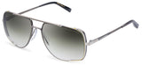 DITA Midnight Special Sunglasses - Antique Silver / Green to Clear Gradient