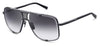 DITA Mach-Five Sunglasses - Black Palladium and Black Iron / Green Gradient