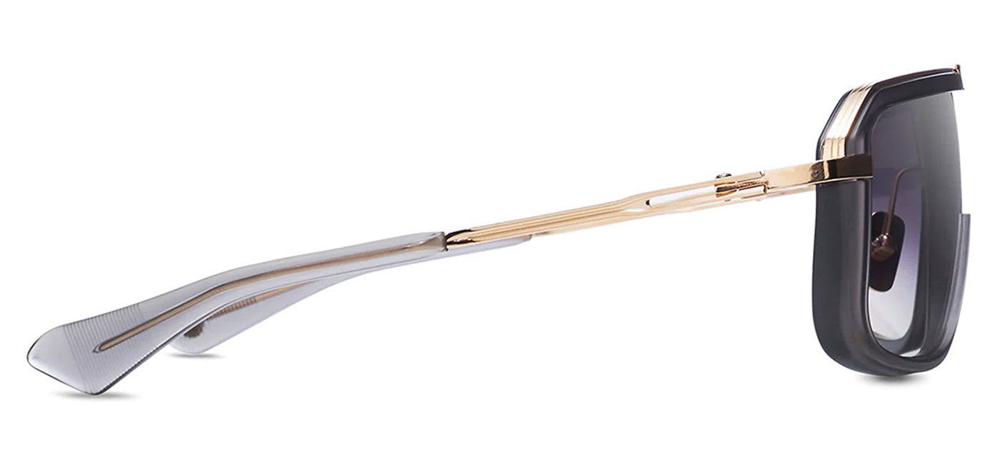 DITA Mach-Eight Sunglasses - Satin Crystal Grey and Yellow Gold / Grey to Clear Gradient