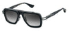 DITA LXN-EVO Sunglasses - Matte Black and Black Iron / Dark Grey to Clear Gradient