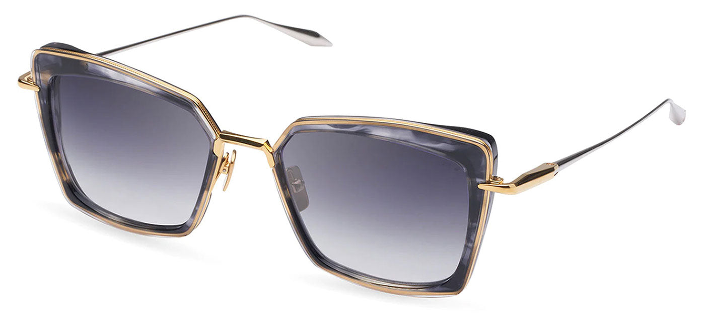 DITA Perplexer Sunglasses - Black Haze and Yellow Gold / Dark Grey to Clear Gradient