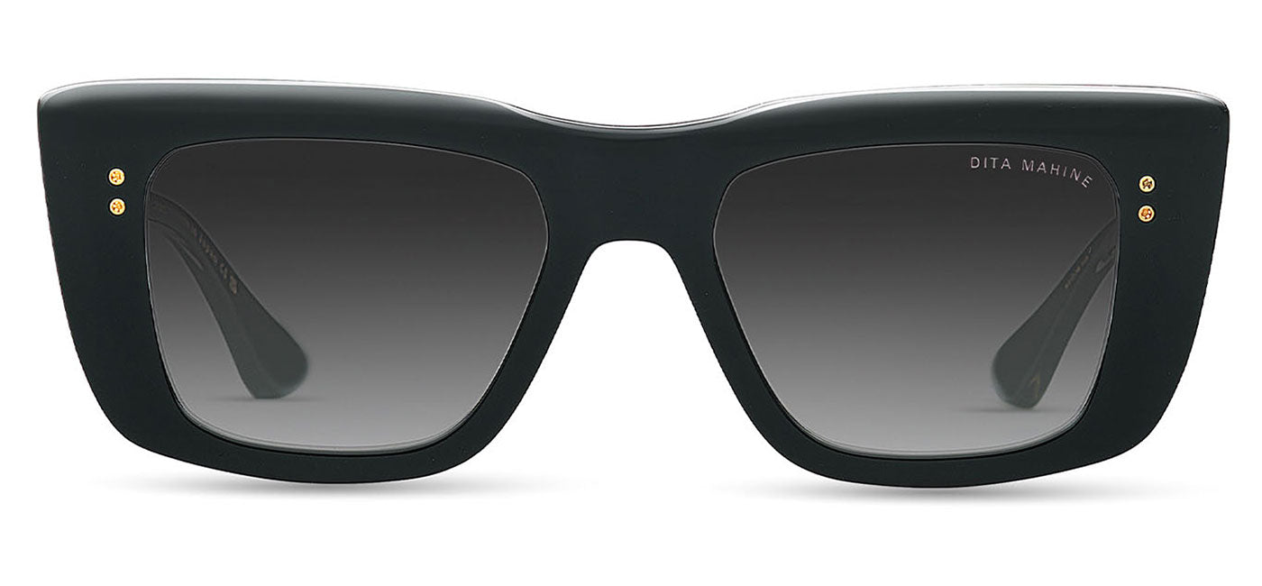 DITA Mahine Sunglasses - Black Yellow Gold / Grey Gradient