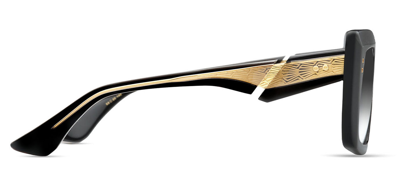 DITA Mahine Sunglasses - Black Yellow Gold / Grey Gradient