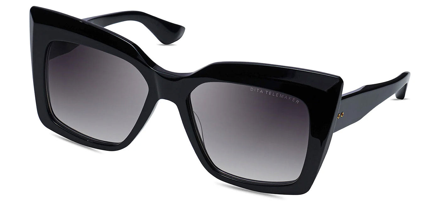 DITA Telemaker Sunglasses - Black / Dark Grey to Clear Gradient
