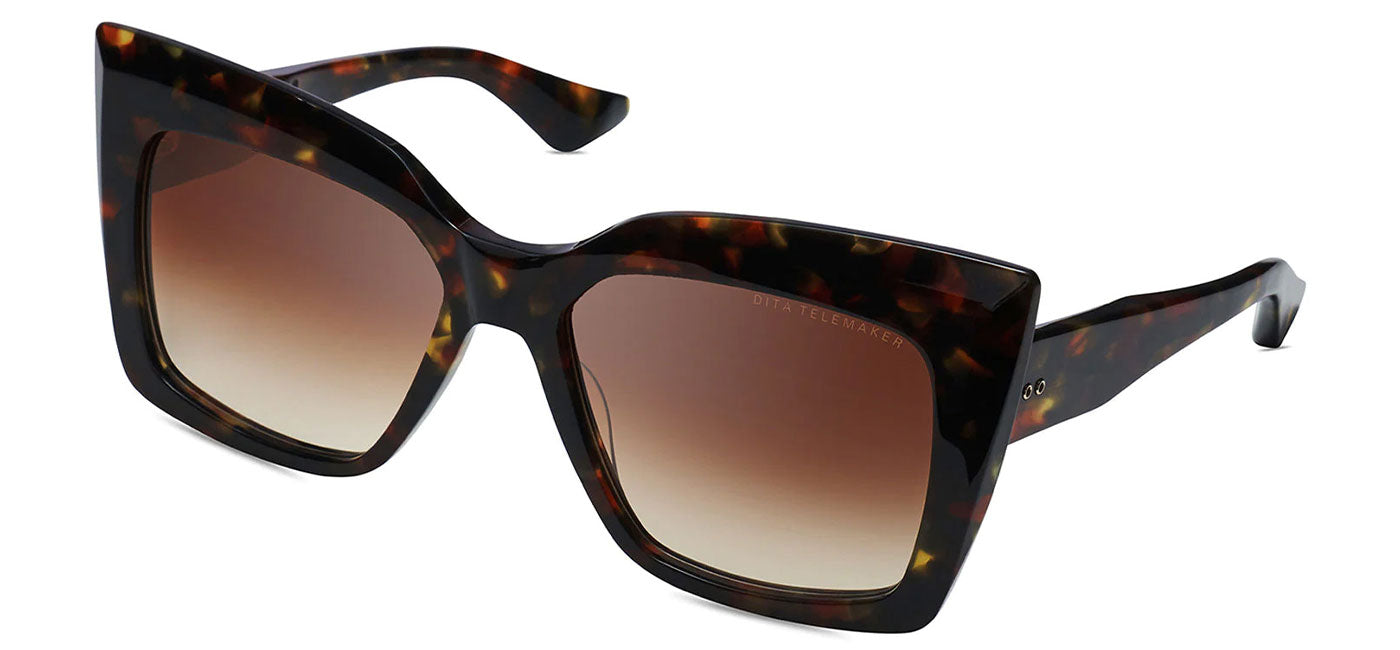 DITA Telemaker Sunglasses - Haute Tortoise / Dark Brown to Clear Gradient