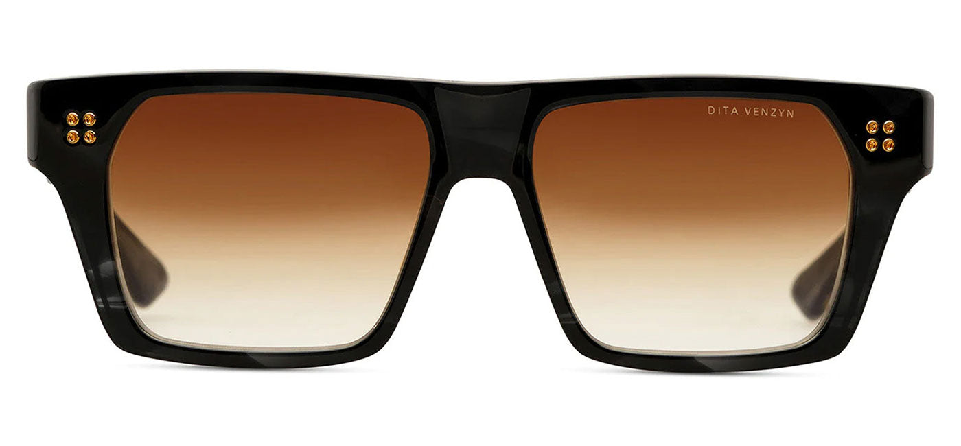 DITA Venzyn Sunglasses - Ink Swirl / Dark Brown to Clear Gradient