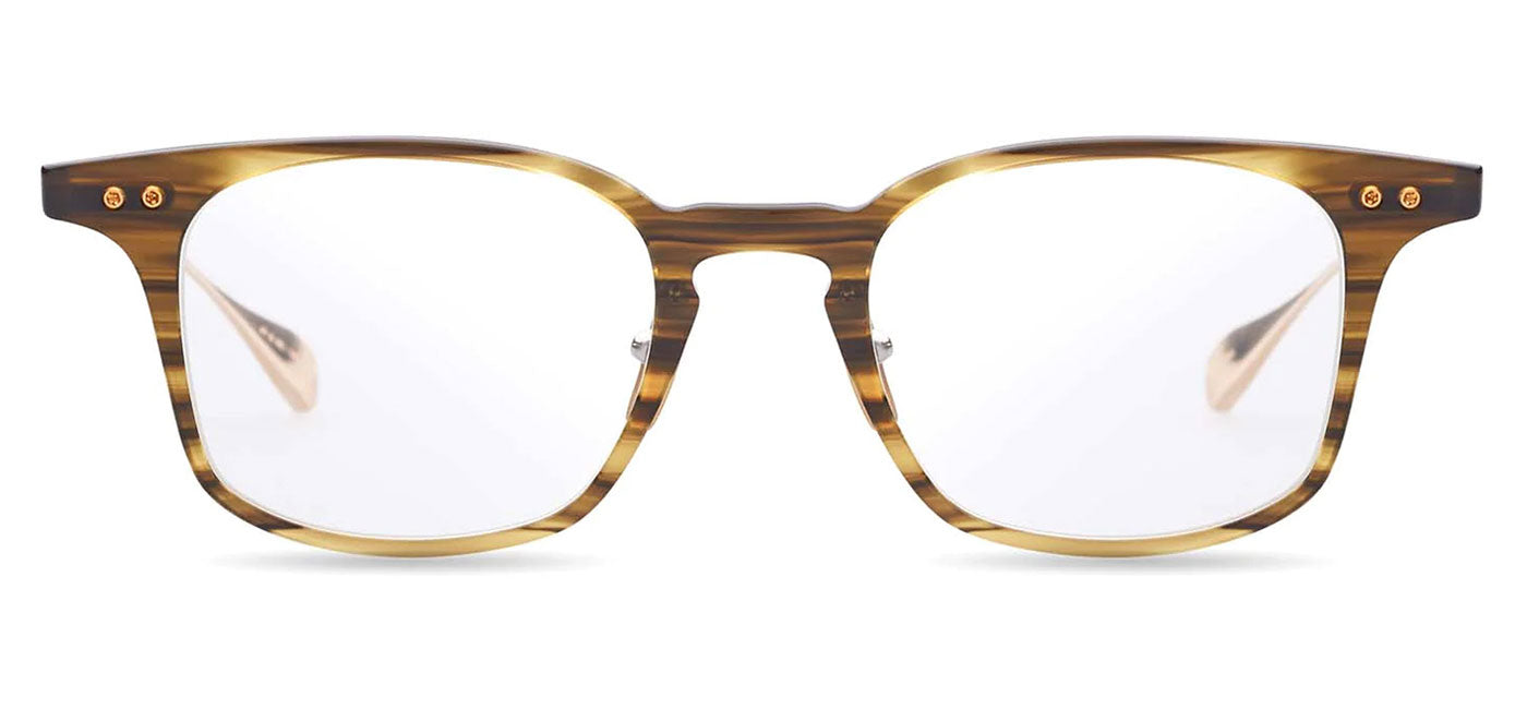 DITA Buckeye (+) Glasses - Timber Brown and White Gold