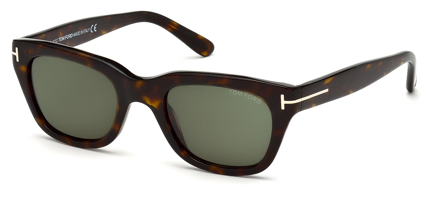 Tom Ford FT0237 Snowdon Sunglasses - Dark Havana / Green