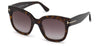Tom Ford FT0613 Beatrix Sunglasses - Dark Havana / Bordeaux Gradient