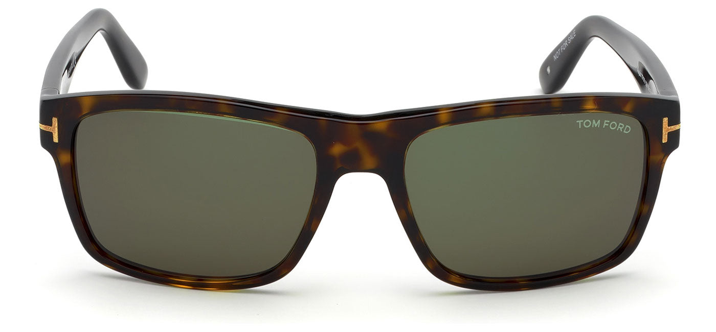 Tom Ford FT0678 August Sunglasses - Dark Havana / Green
