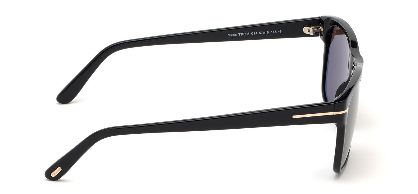 Tom Ford FT0698 Giulio Sunglasses - Black / Roviex