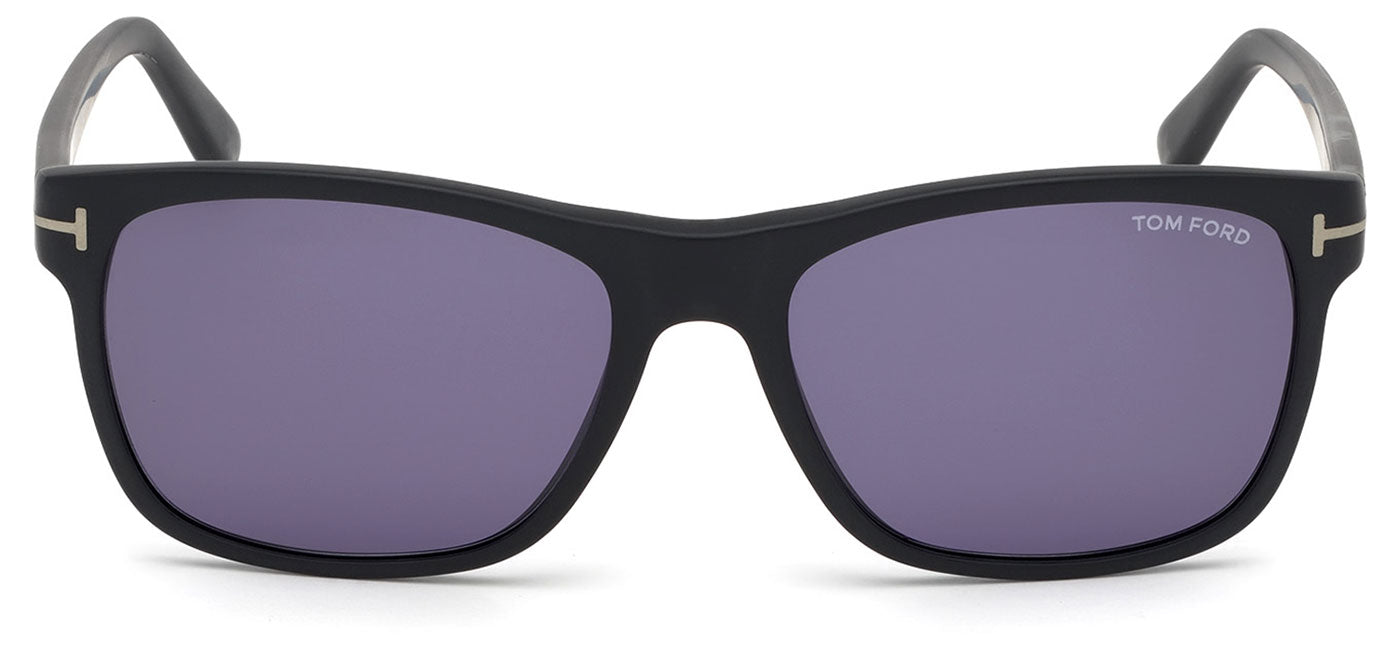 Tom Ford FT0698 Giulio Sunglasses - Matte Black / Blue