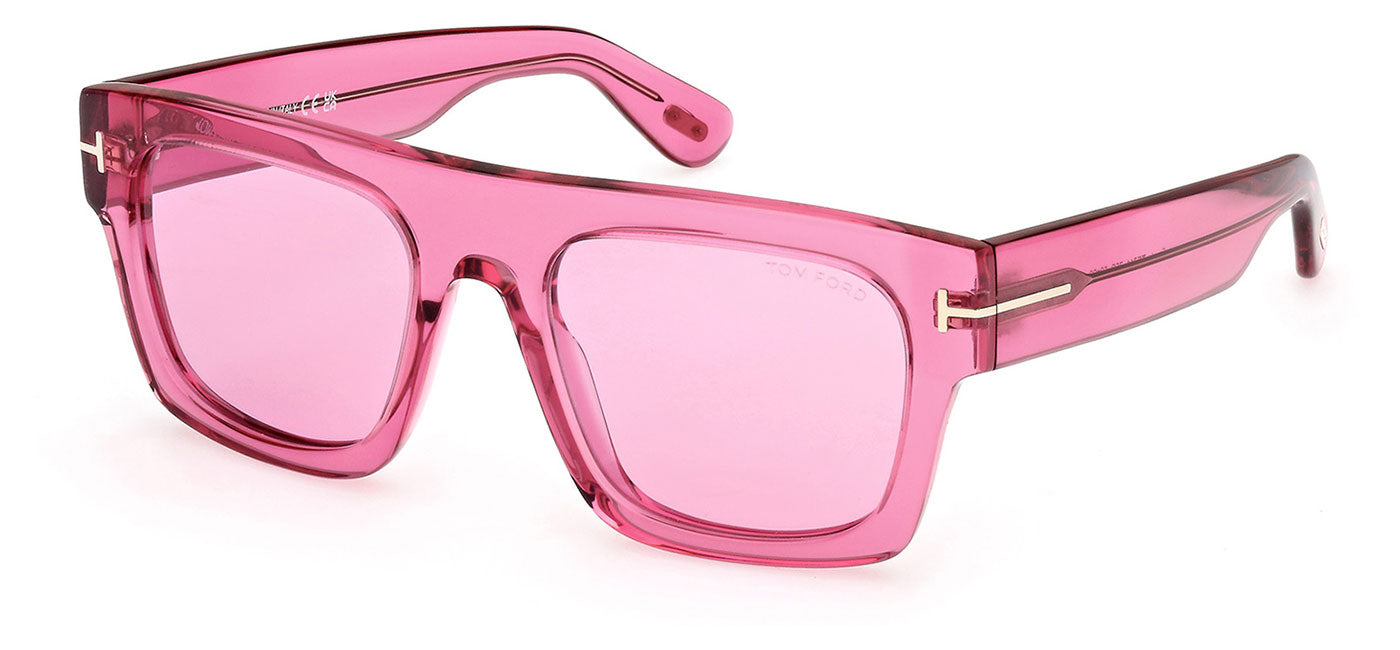 Tom Ford FT0711 Fausto Sunglasses - Shiny Fuxia / Bordeaux