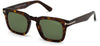 Tom Ford FT0751 Dax Sunglasses - Dark Havana / Green