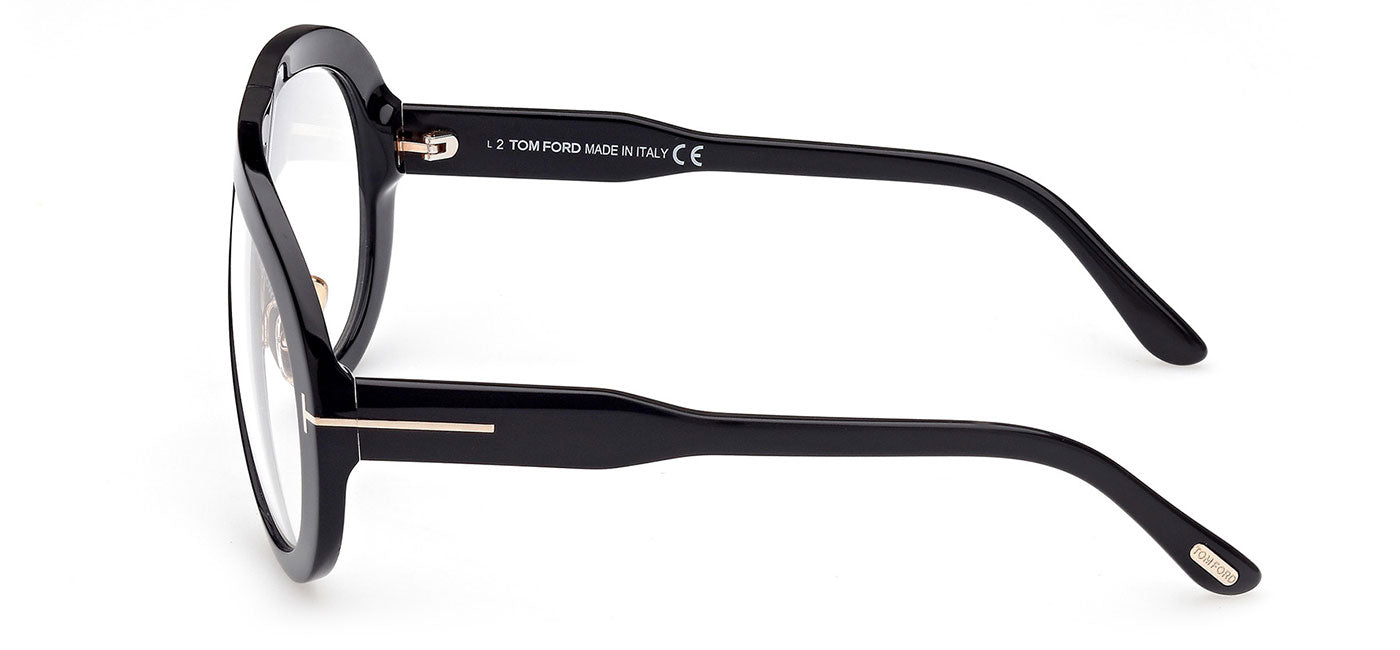 Tom Ford FT0836 Troy Glasses - Shiny Black