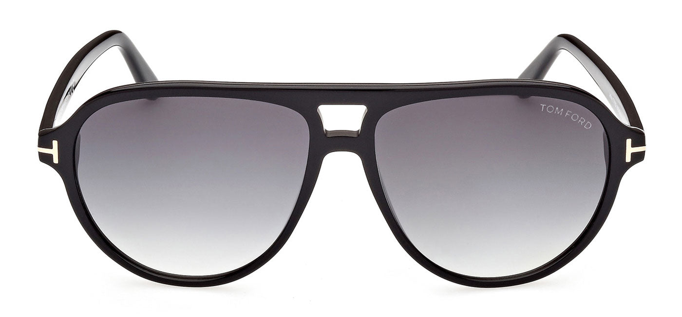Tom Ford FT0932 Sunglasses - Shiny Black / Gradient Frey