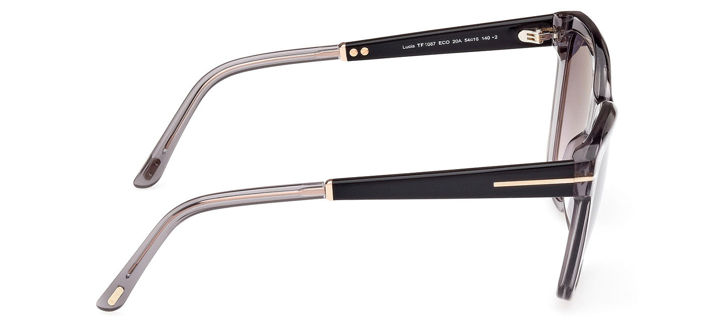 Tom Ford FT1087 Lucia Sunglasses - Grey / Smoke Gradient