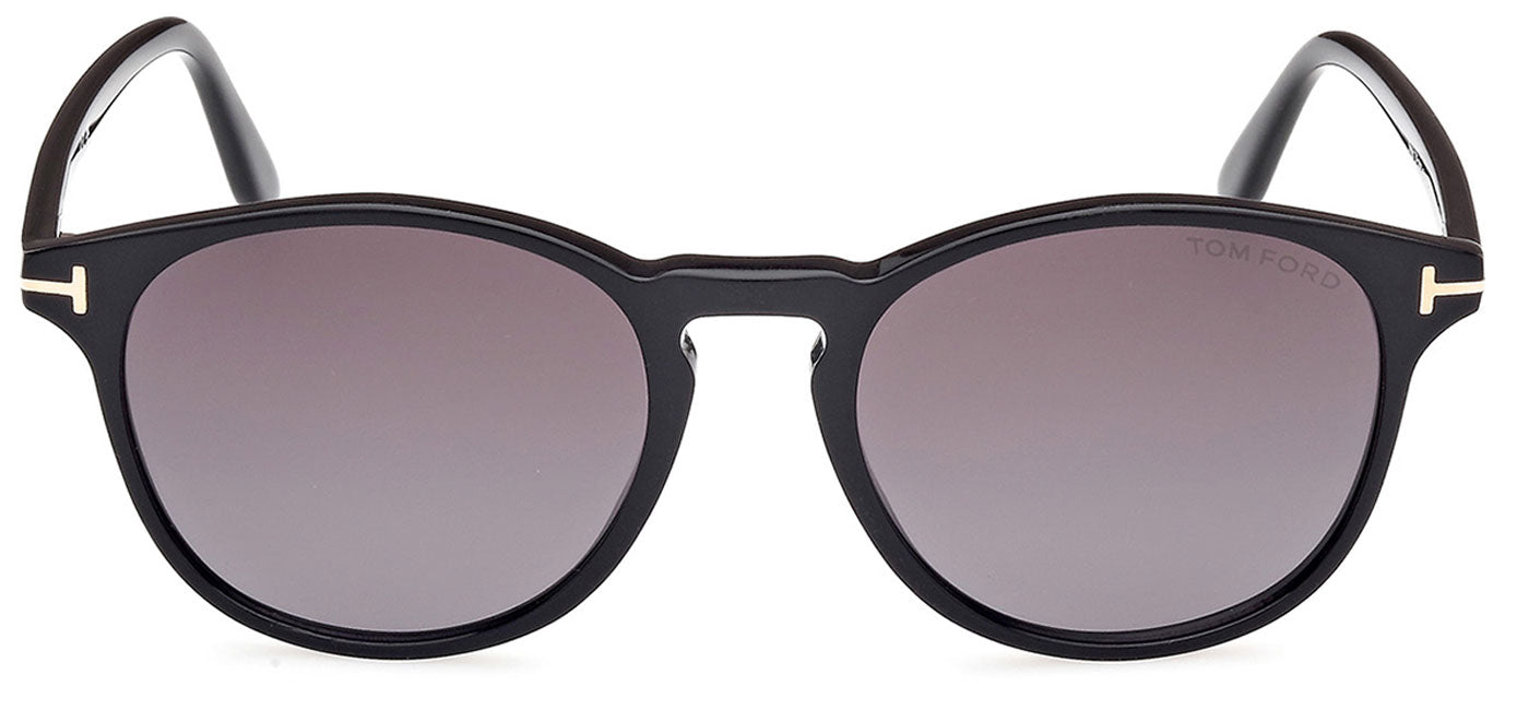 Tom Ford FT1097 Lewis Sunglasses - Shiny Black / Gradient Smoke