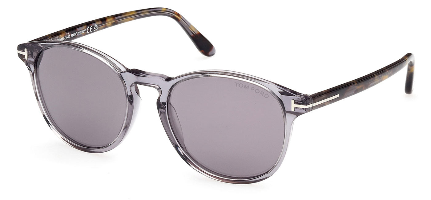 Tom Ford FT1097 Lewis Sunglasses - Shiny Grey / Smoke Mirror