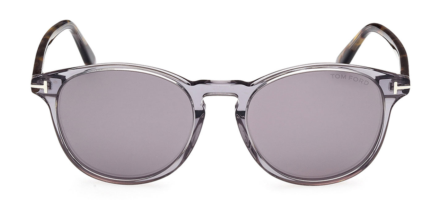 Tom Ford FT1097 Lewis Sunglasses - Shiny Grey / Smoke Mirror